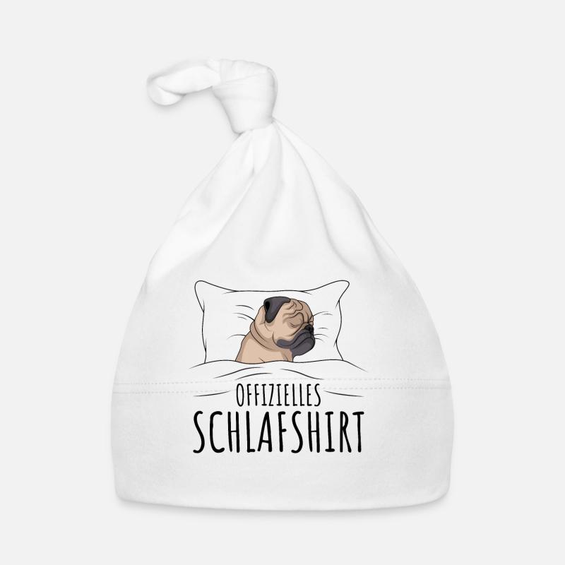 Mops Baby Bio-Mütze