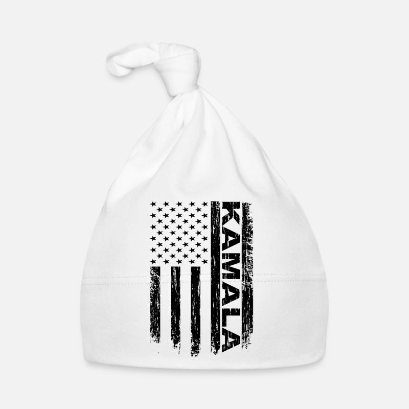 Kamala Harris America Flag Kamala Gift Bonnet bio Bébé