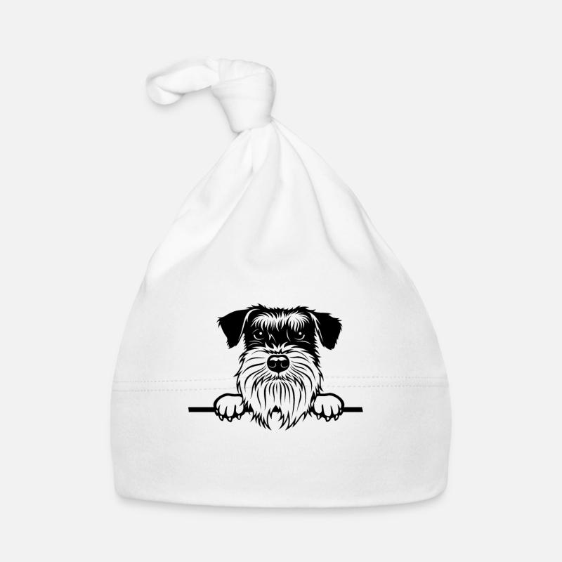 Schnauzer doux Bonnet bio Bébé