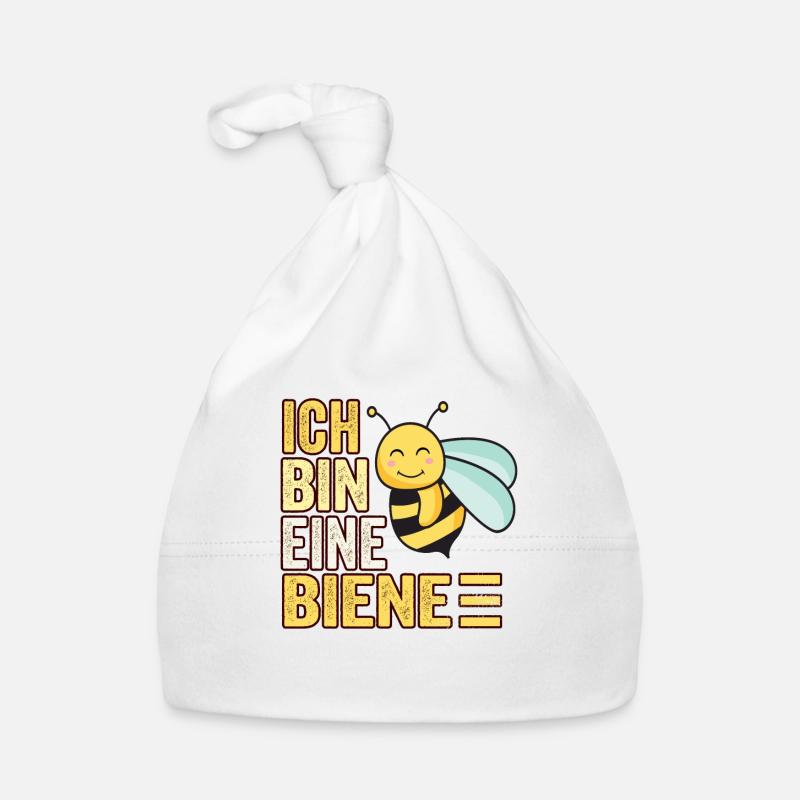 Ich bin eine Biene I Bienenkostüm Baby Bio-Mütze