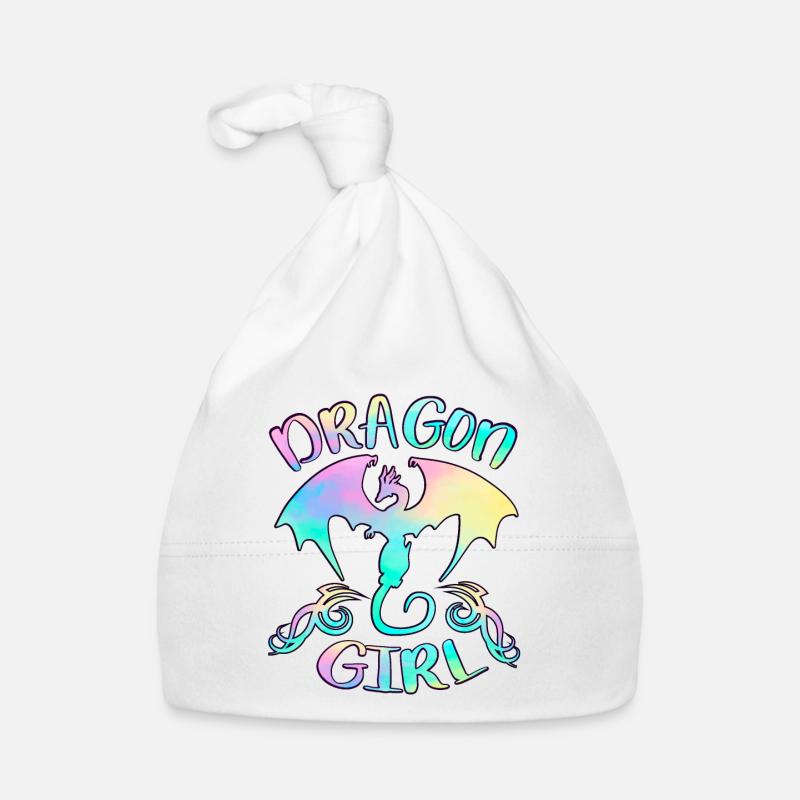 Fille de dragon Bonnet bio Bébé