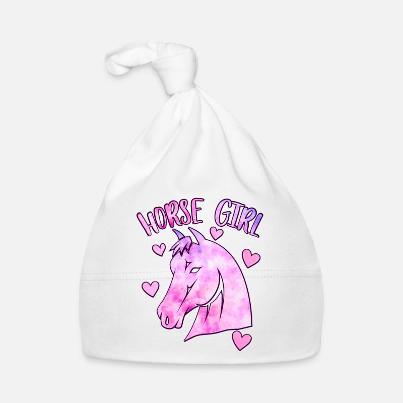 Fille de cheval Bonnet bio Bébé