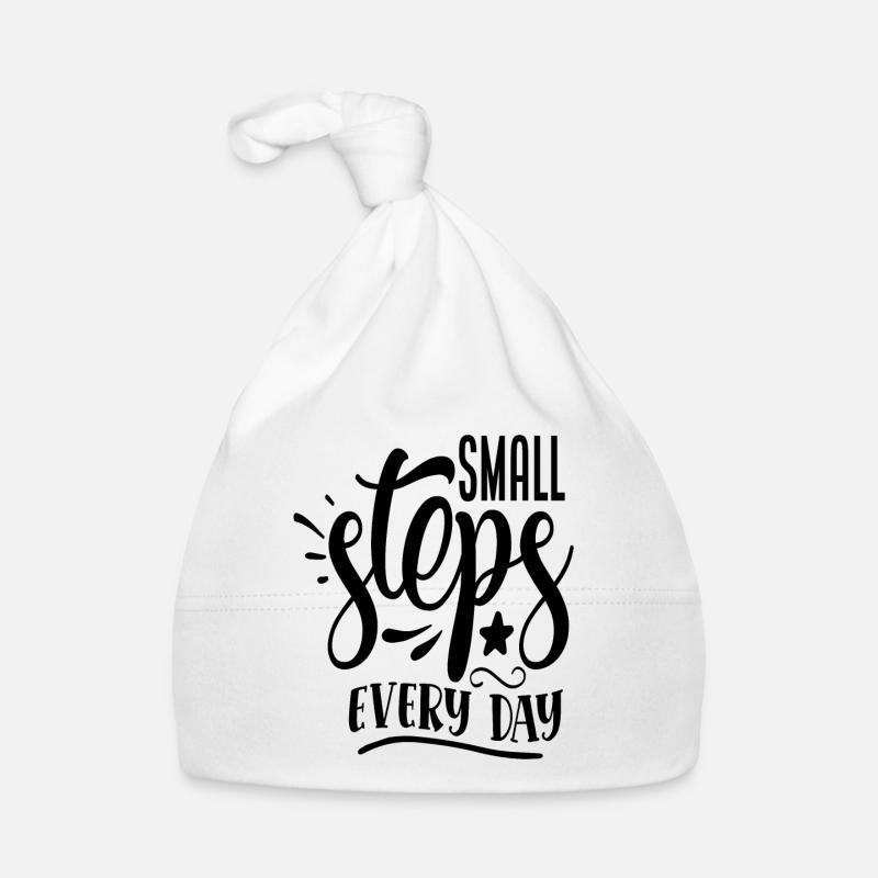 Cool sort motivation - small steps every day Bonnet bio Bébé