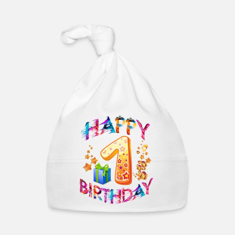 1. Geburtstag Baby Bio-Mütze