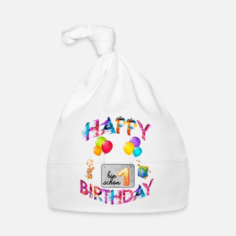 1 Geburtstag - bin schon 1 Baby Bio-Mütze