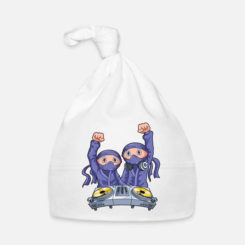 Dj For Disc Jockey Mixing Console Techno Rave Organic Baby Cap