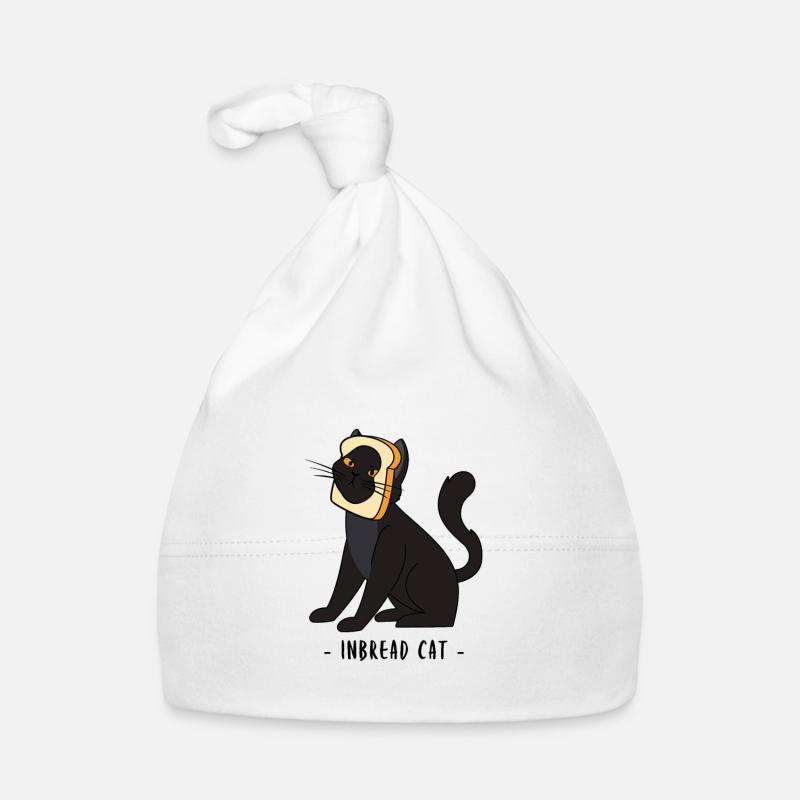 Breading Cats Cat Bread Cat Breading - Organic Baby Cap - white