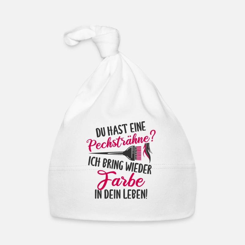 Coiffeuse drôle coiffeur sort de la malchance Bonnet bio Bébé