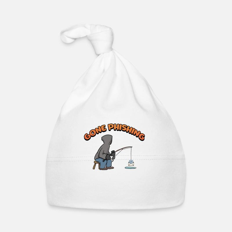 Gone Phishing Hacking Computer Hacker Poison Organic Baby Cap