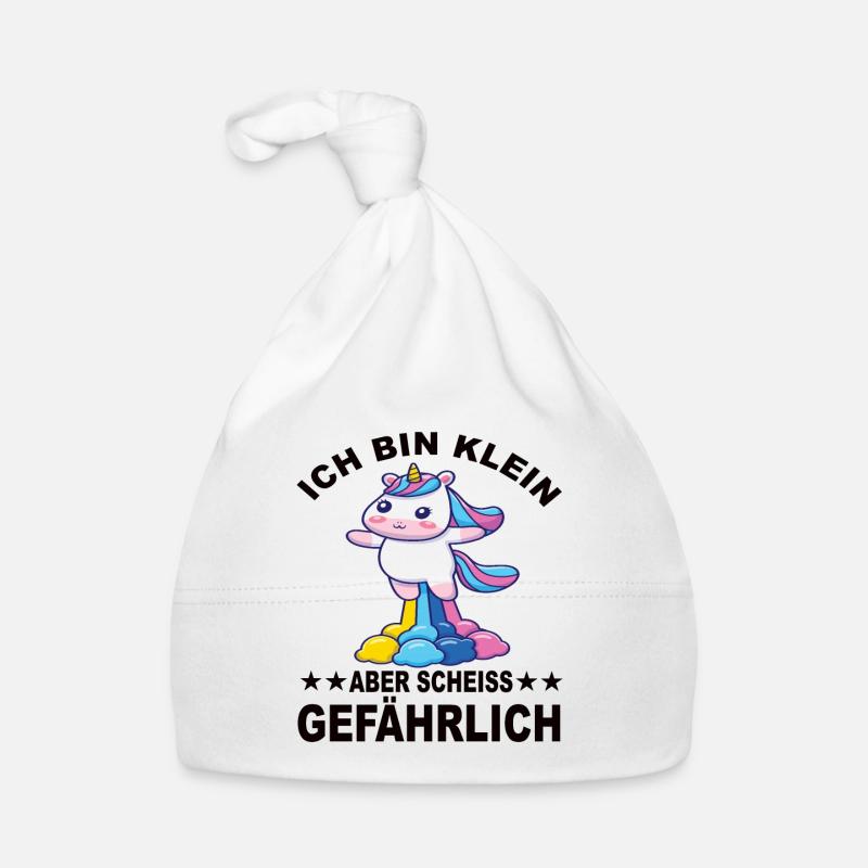 Ich Bin klein aber Scheiss gefährlich Baby Bio-Mütze