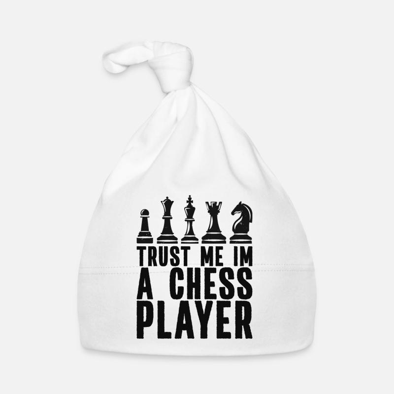 Chess - I Like Chess Organic Baby Cap