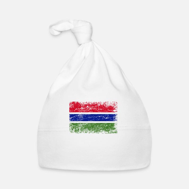 Gambia Gambian Flag Flag Organic Baby Cap