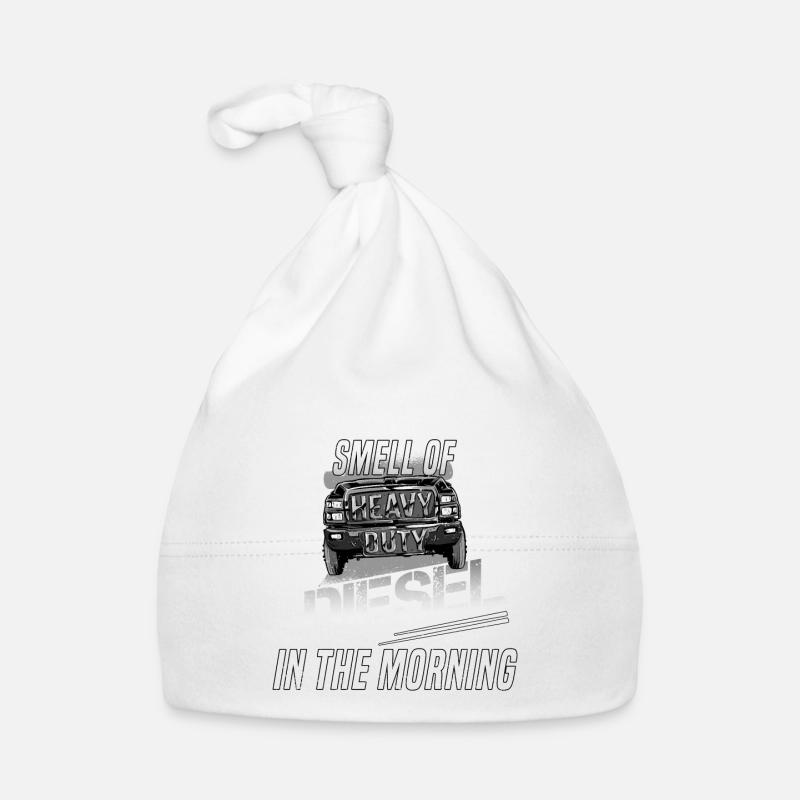 Camion pick-up diesel Pick up Distressed - Bonnet bio Bébé - blanc