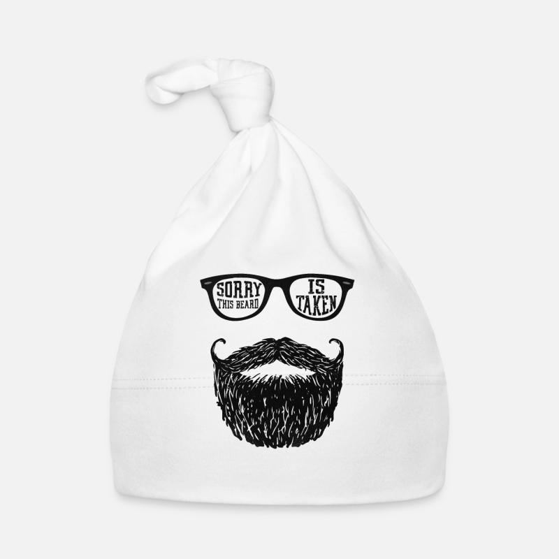 This Beard And The Glasses Are Forgiven Organic Baby Cap