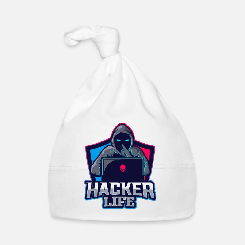 Hacker Life Baby Bio-Mütze