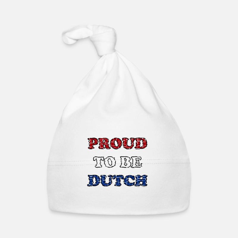 Proud to be Dutch Pride Netherlands Holland Organic Baby Cap