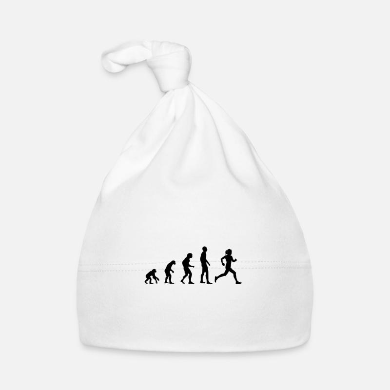 Evolution Joggen Läuferin Baby Bio-Mütze