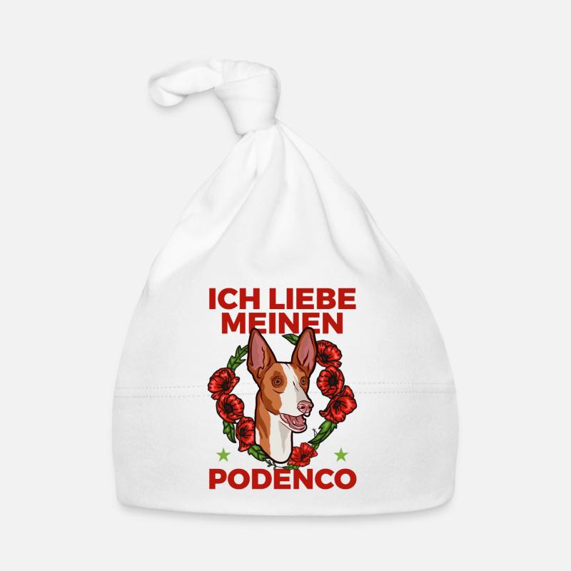 J’aime mon Podenco par les Manzanita’s Bonnet bio Bébé