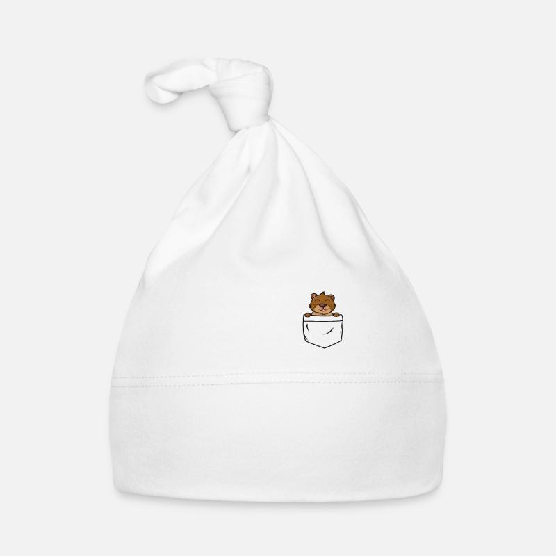 Loutres dans le sac Bonnet bio Bébé