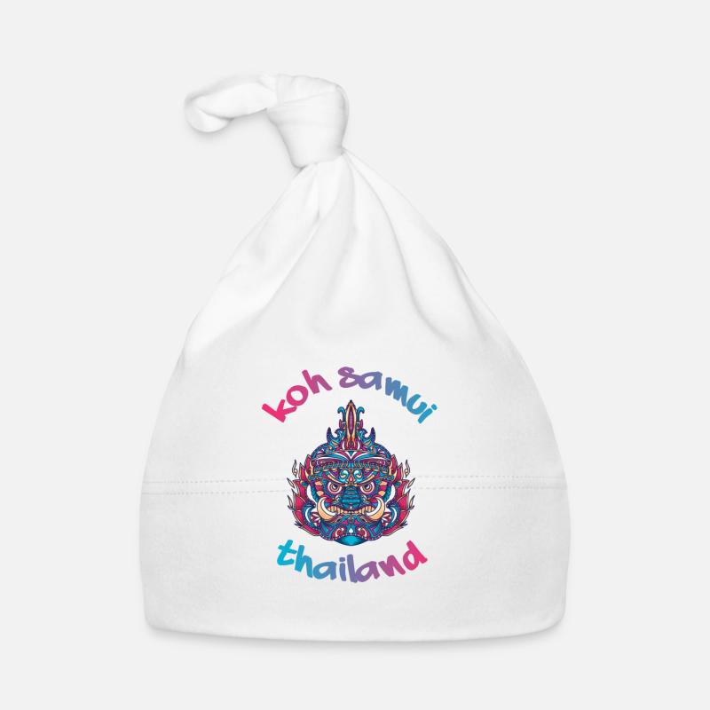 Koh Samui Thailand Backpacker Travel Organic Baby Cap