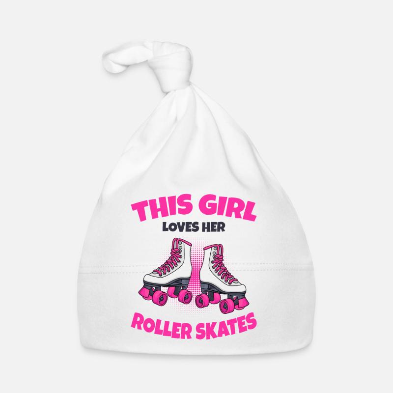 Roller skates Organic Baby Cap