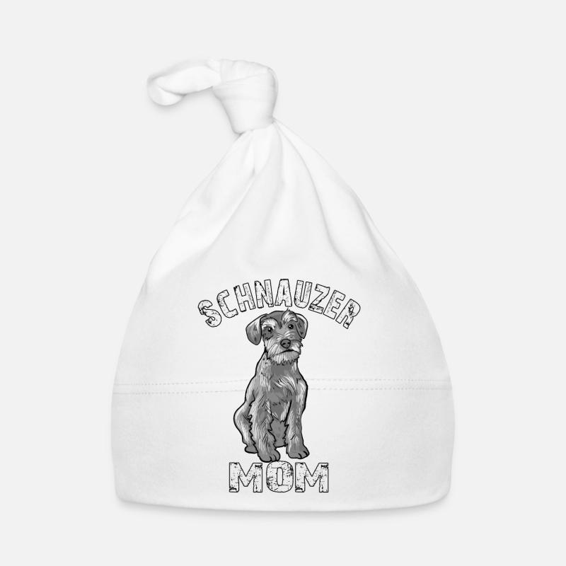 Schnauzer Mom Baby Bio-Mütze