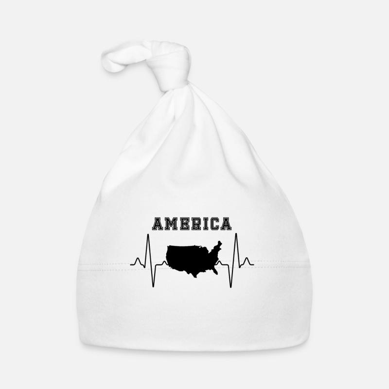 Amérique rythme cardiaque Bonnet bio Bébé