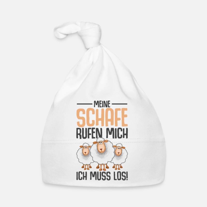 Schaf Baby Bio-Mütze