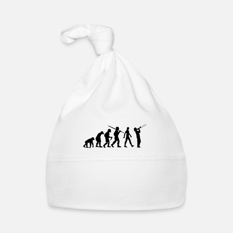 Trombone Evolution Trombonist Organic Baby Cap