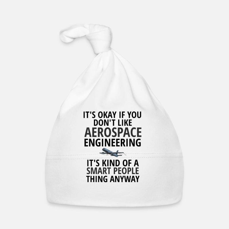 Aerospace Engineer Geschenkidee Raumfahrttechnik Baby Bio-Mütze