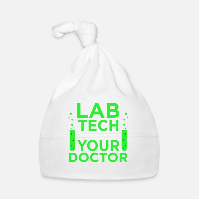 Laboratory Technician Without Me Rate Doctor Lab Pun Organic Baby Cap