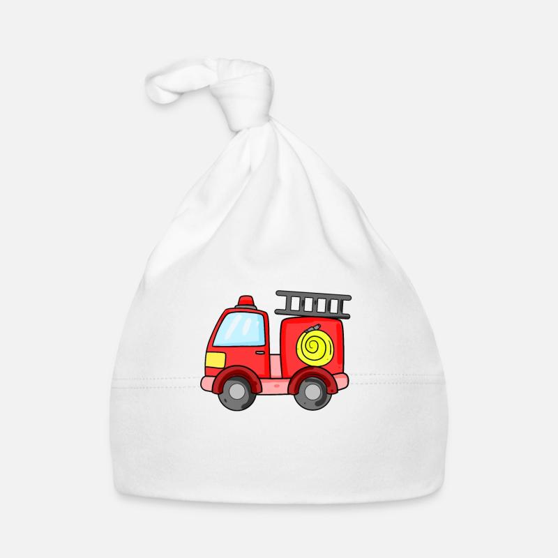 Firefighter fire fire extinguisher vehicle Organic Baby Cap