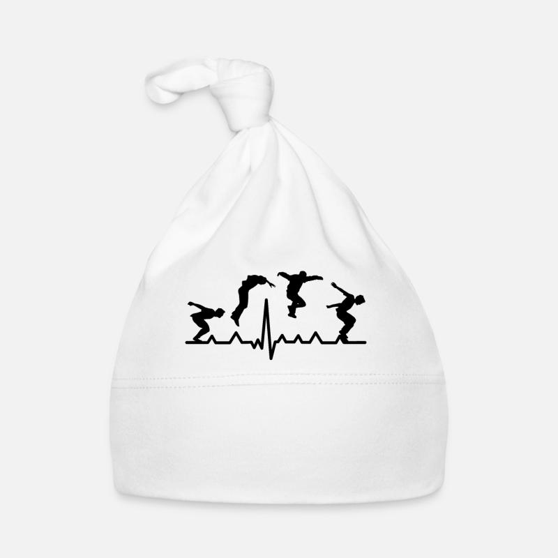 Parcours d'obstacles Parkour Heartbeat Parkour Runner Bonnet bio Bébé
