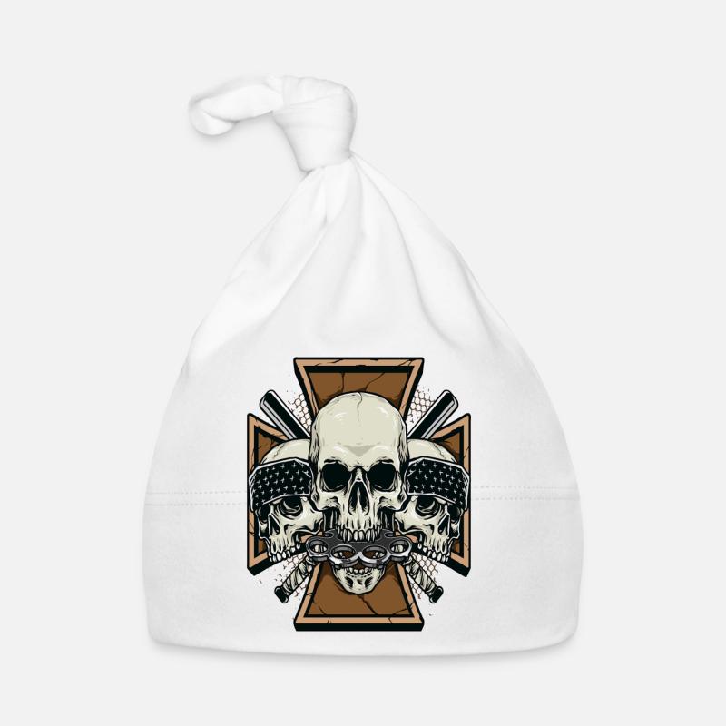 Skulls Baby Bio-Mütze