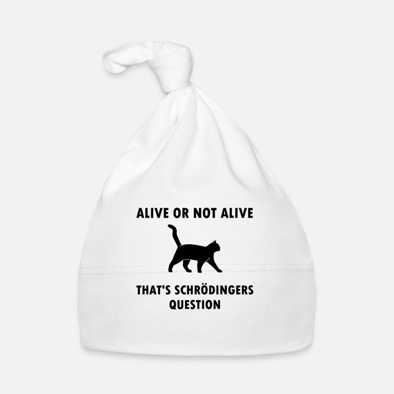 Chat De Schrödinger - physicien cadeau de physique nerd Bonnet bio Bébé