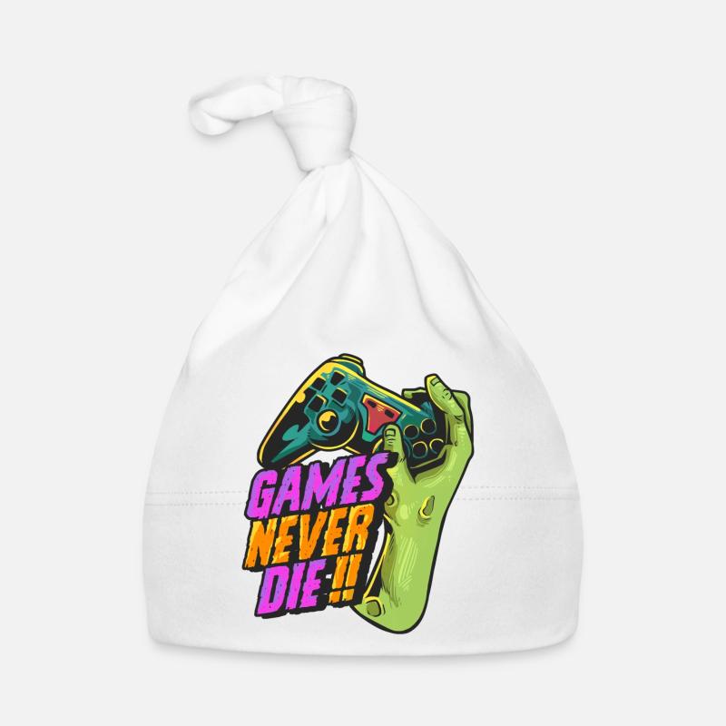 zombiehand games never die 2 Organic Baby Cap