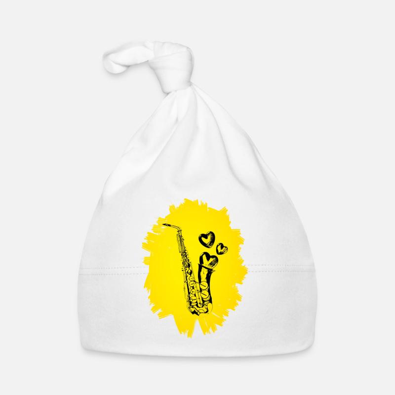 saxophone Organic Baby Cap