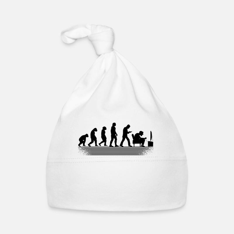 Gamer PC games gaming Konsolen zocken Evolution Baby Bio-Mütze