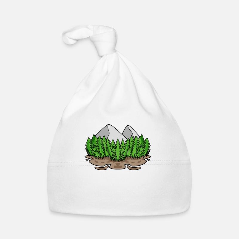 Berg Berge Baby Bio-Mütze