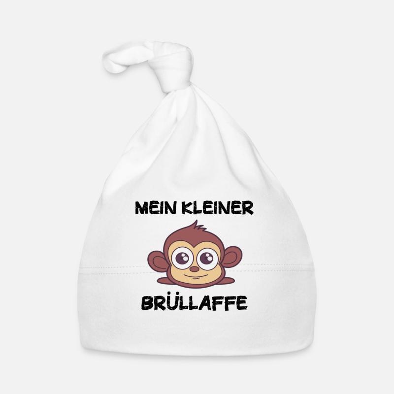 Mein kleiner Brüllaffe Äffchen Affe Lustig Baby Bio-Mütze