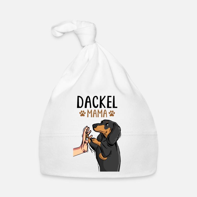 Teckel Maman - Chien de blaireau mignon Bonnet bio Bébé