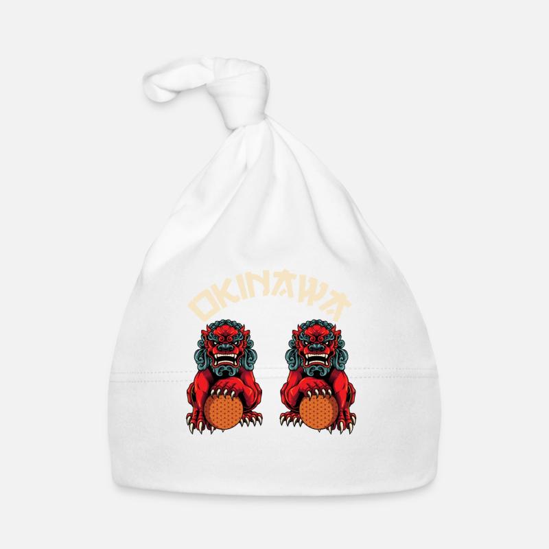 Okinawa Shisa Chiens Bonnet bio Bébé