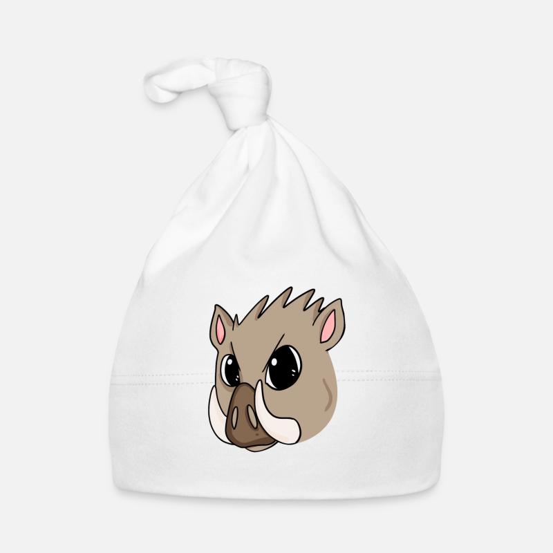 wild boar Organic Baby Cap