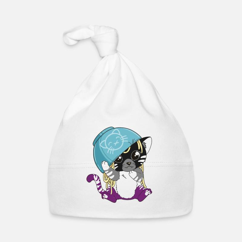 Asexual Pride Flag Cat Support Asexuality LGBTQ Baby Bio-Mütze