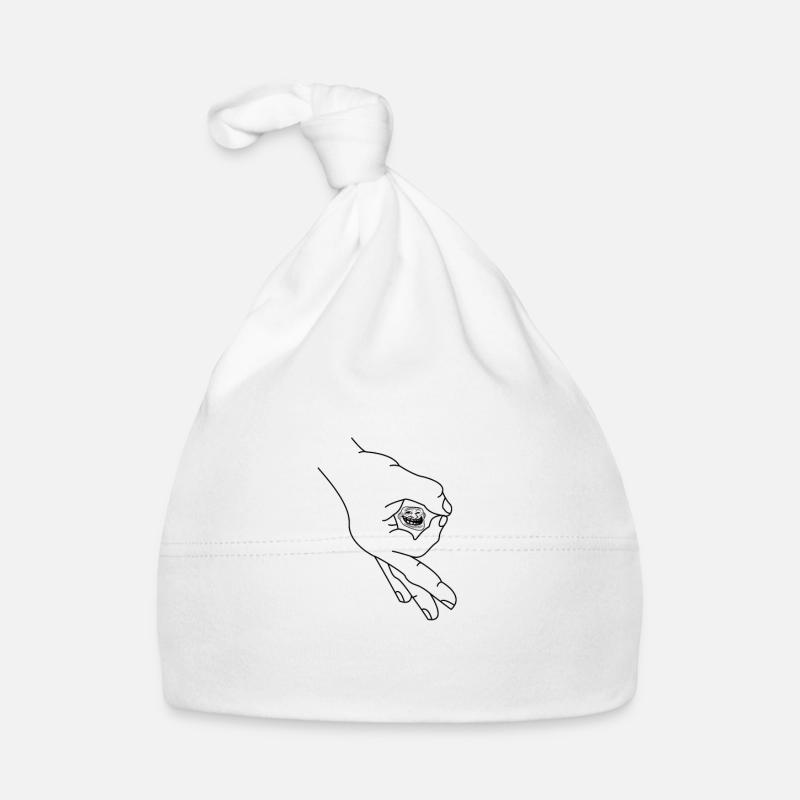 Regarder à l’intérieur Retro Meme Bonnet bio Bébé