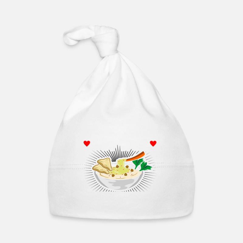 Juste un garçon, Le Houmous Drôle Jeu de mots Houmous Bonnet bio Bébé