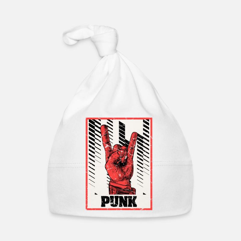 Le punk du Diable Punk Bonnet bio Bébé
