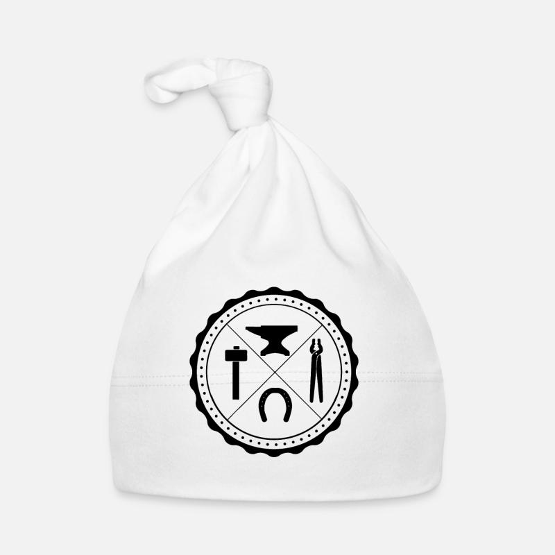 Grand design pour forgeron de chevaux Ferrfschmied Bonnet bio Bébé