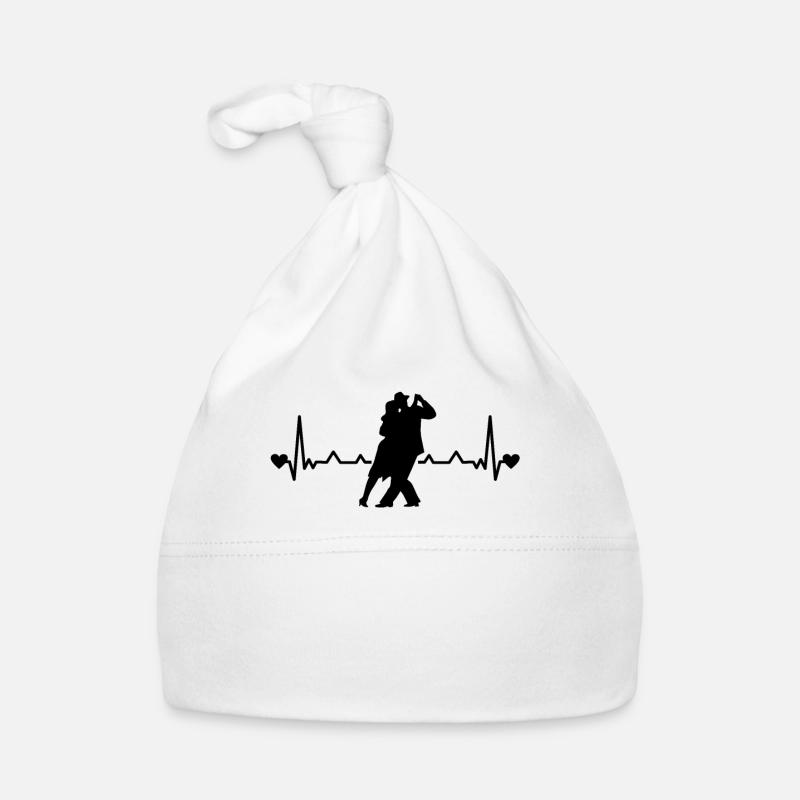 Tango Argentino Heartbeat Tango Dancer Dance Pair Organic Baby Cap