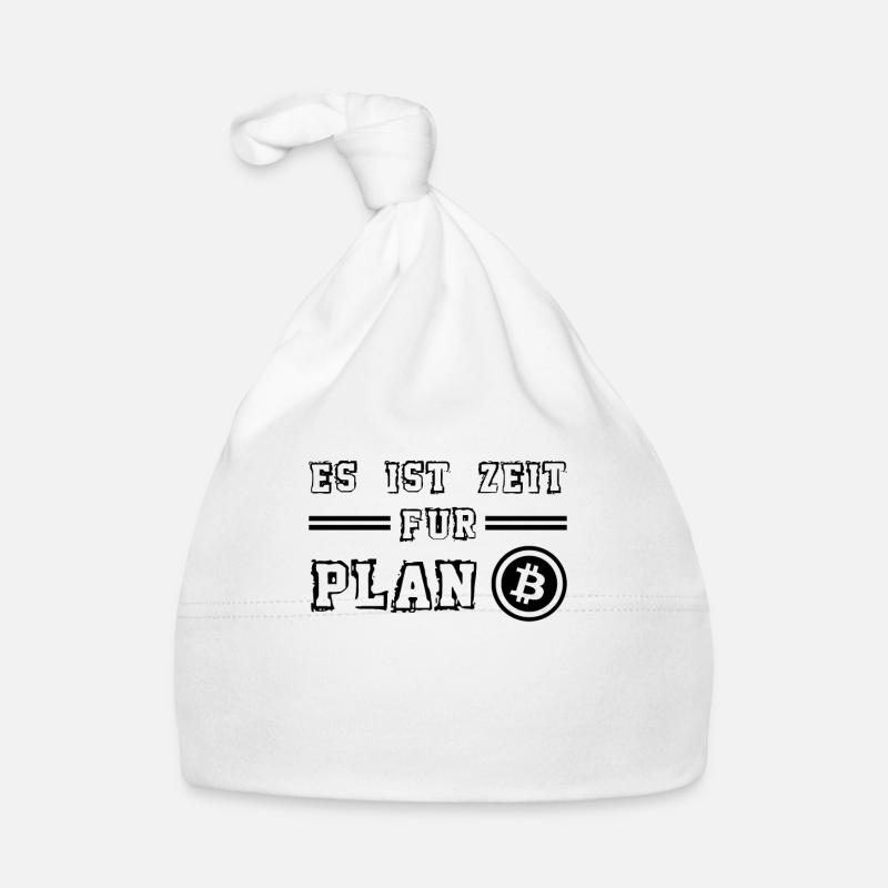 Il est temps pour Plan Bitcoin Button Crypto-monnaie Bonnet bio Bébé